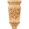 Ekena Millwork 4 3/4"W x 1 3/4"D x 10"H Small Acanthus Pilaster Wood Corbel, Red Oak CORW05X02X10PARO - alternate 2